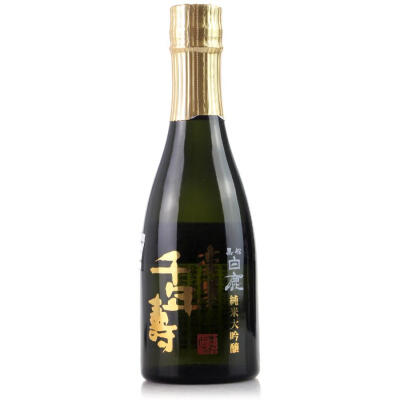 原装进口日本清酒黑松白鹿豪华千年寿纯米大吟酿清酒300ml