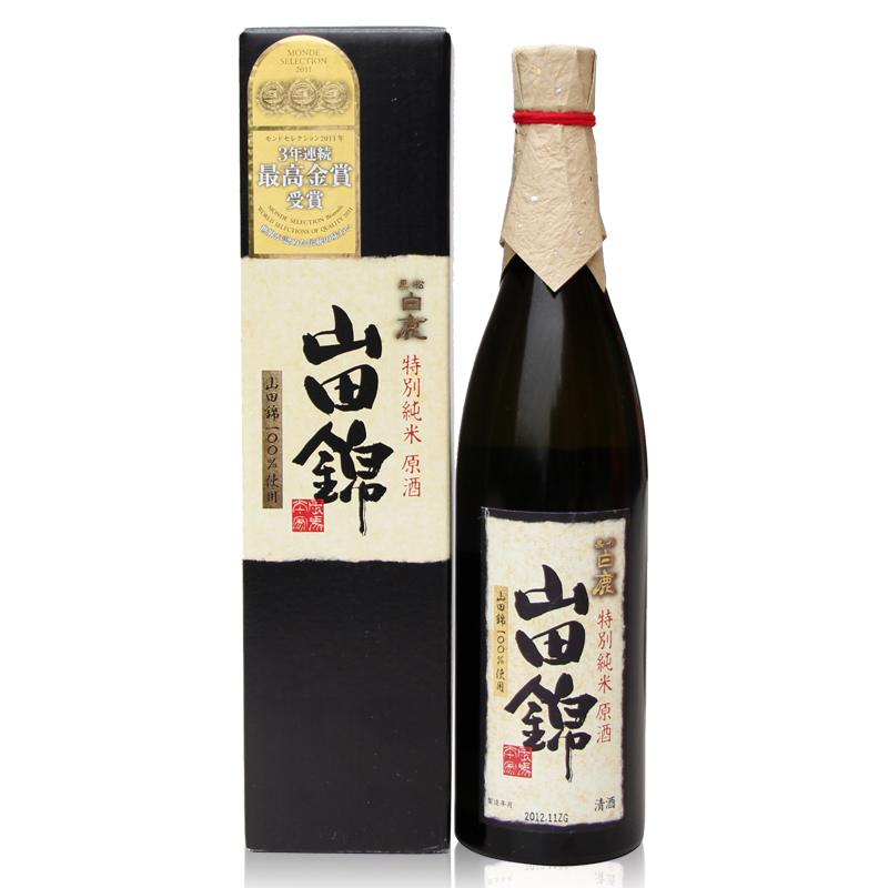 日本原装进口洋酒黑松白鹿山田锦特别纯米原酒720ml