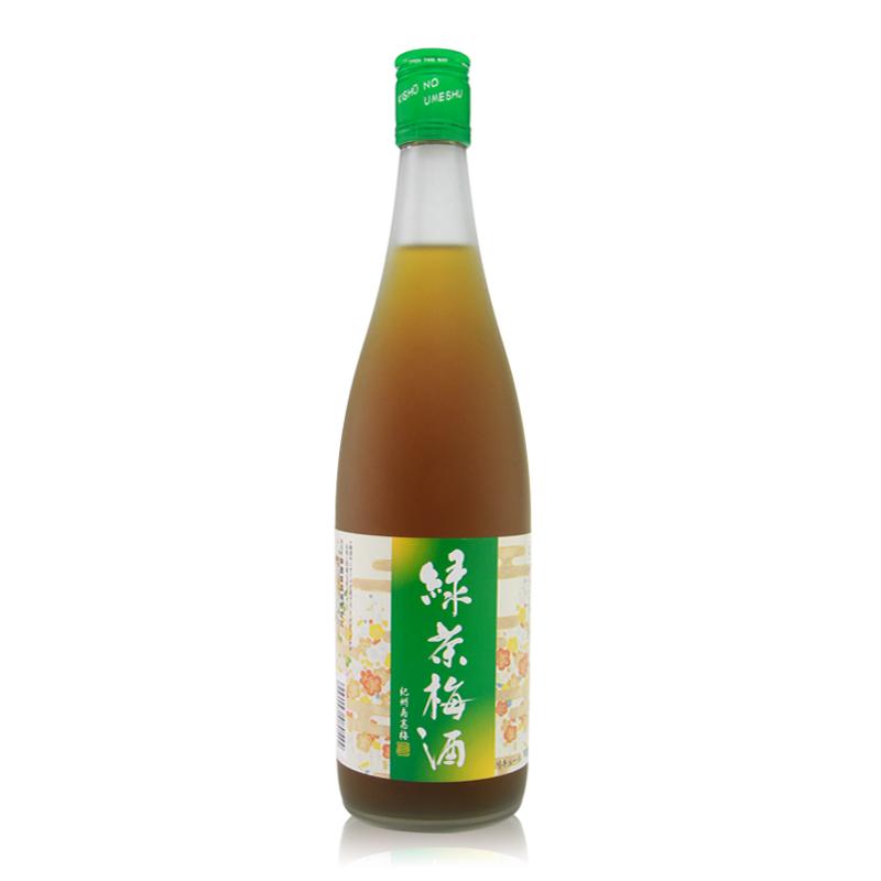 日本原装进口梅酒中田纪州完熟南高梅绿茶梅酒720ML