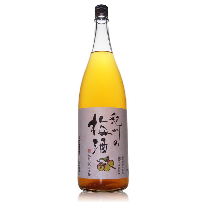 日本进口梅酒中田纪州梅酒芳醇白系列梅子利口酒1.8L