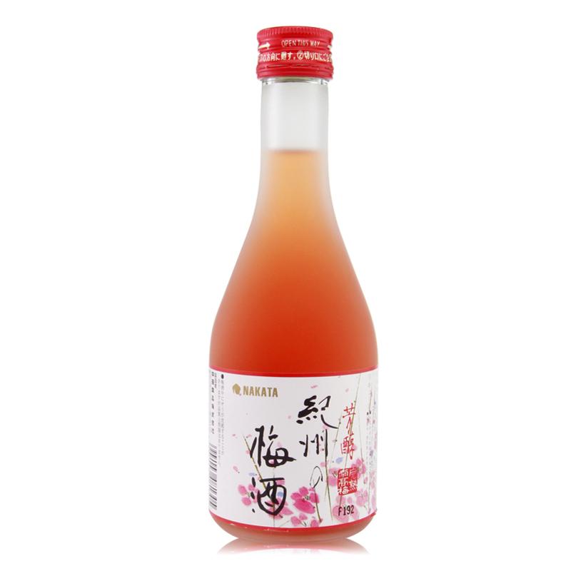 日本进口梅酒中田纪州梅酒芳醇红系列梅子利口酒300ML