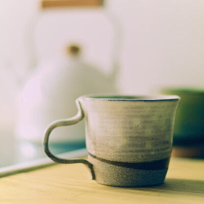 日本手工柴窑烧制陶瓷水杯 和风釉下彩马克杯牛奶咖啡情侣杯子