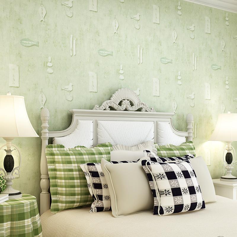 普纳卧室满铺壁纸怀旧复古美式乡村风格壁纸 客厅背景墙墙纸