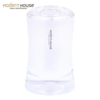 ModernHouse韩国时尚家居亚克力白色牙刷架收纳牙膏牙刷架