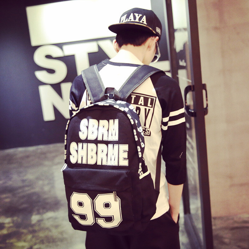 韩国2015日系原宿男士双肩背包旅行包街头潮包新品包邮