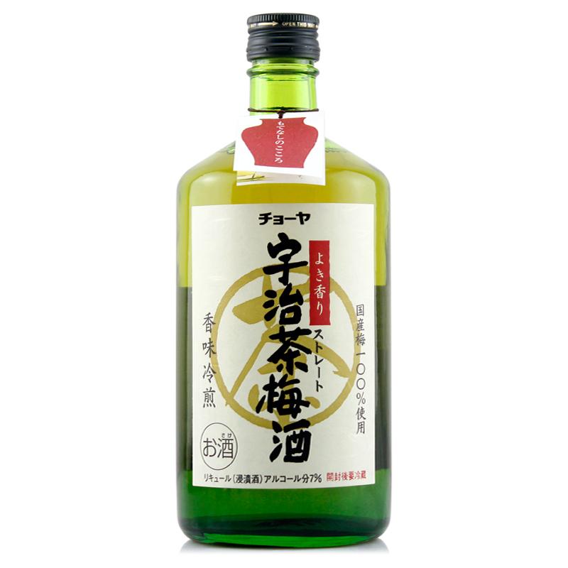 日本原装进口蝶矢青梅果酒 梅子酒俏雅宇治茶梅酒720ml 香味冷煎