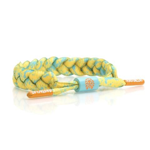 Rastaclat 美国鞋带手链 沙滩系列 CALA 黄蓝泼墨 夜光泼墨