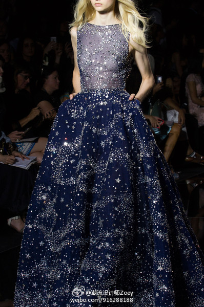 Zuhair Murad Fall 2015 Couture｜星空下的高订