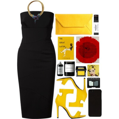 A fashion look from July 2015 featuring mini dress, strappy sandals and envelope clutch. Browse and shop related looks.