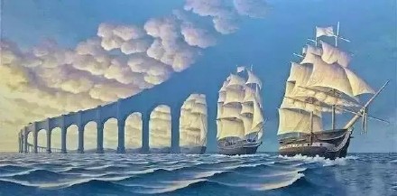 Rob Gonsalves视错觉插画作品，忍不住一直盯着看···