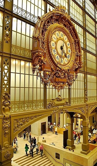 奥赛博物馆 Musée d’Orsay 曾被誉为欧洲最美的博物馆 法国巴黎赛纳河左岸