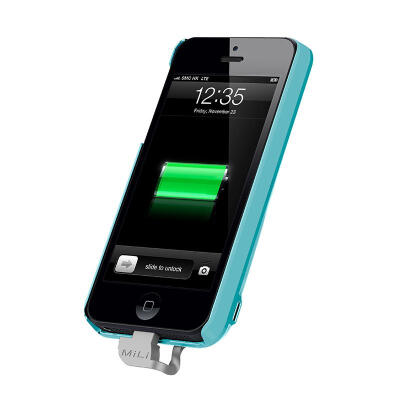 MiLi米力苹果iphone55S移动电源充电宝苹果5 5S背充式充电宝