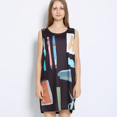 TYAKASHA2015塔卡沙文具系列文具数码印花无袖球衣长背心