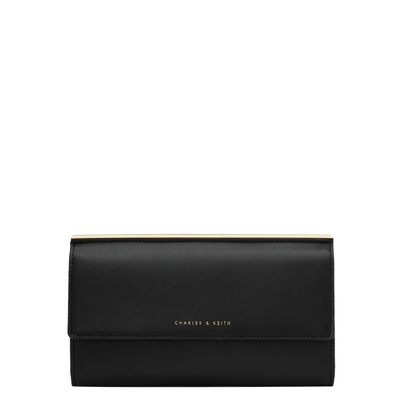 女包 Charles Keith CK610680261 2015春季纯色手拿包长款钱包