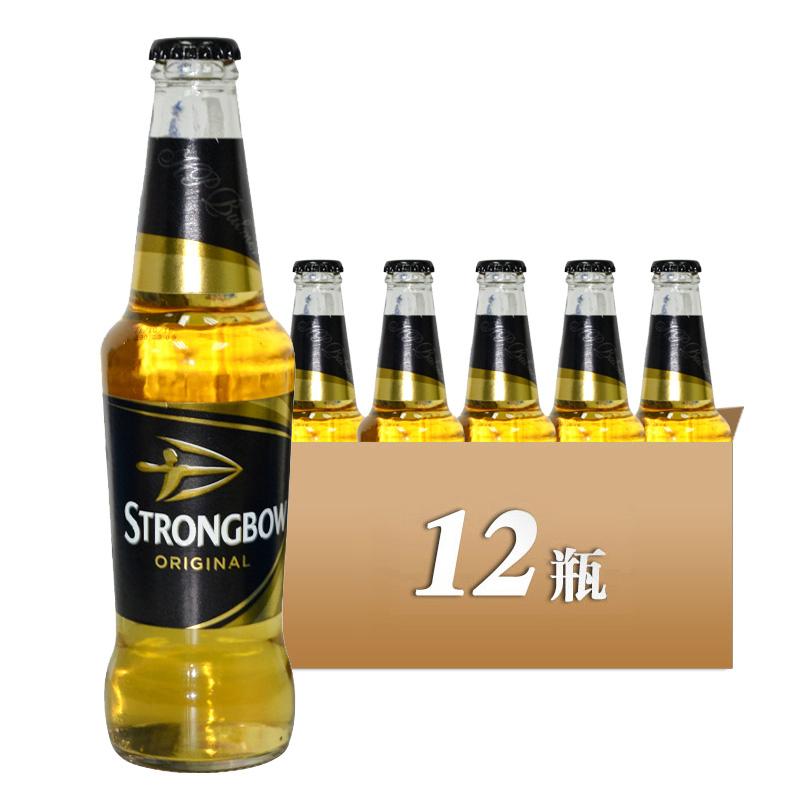 英国进口力宝西打啤酒 强弓苹果汽酒 STRONGBOW 330mL&times;12瓶