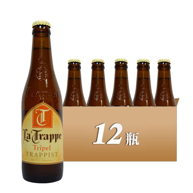 比利时进口荷兰修道院三料啤酒La Trappe Tripel 330mL&times;12