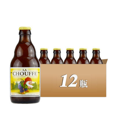 比利时原装进口舒弗啤酒 chouffe 330mL&times;12瓶