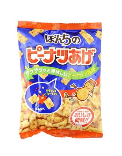 日本原装进口食品 本吉 花生味米果 70g