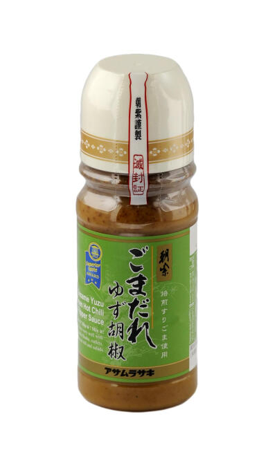 日本原装进口调味料 朝紫 柚子胡椒味调味汁 250g