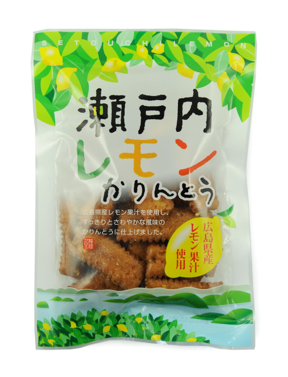 日本原装进口零食品 宫本 柠檬味巧果脆饼 120g