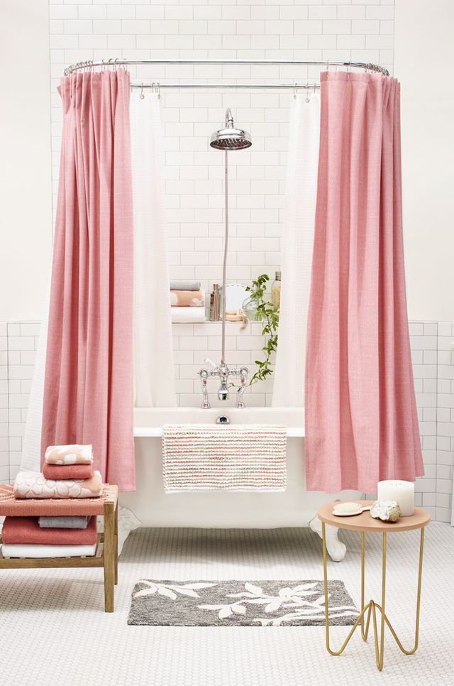 Pretty in pink bath tub