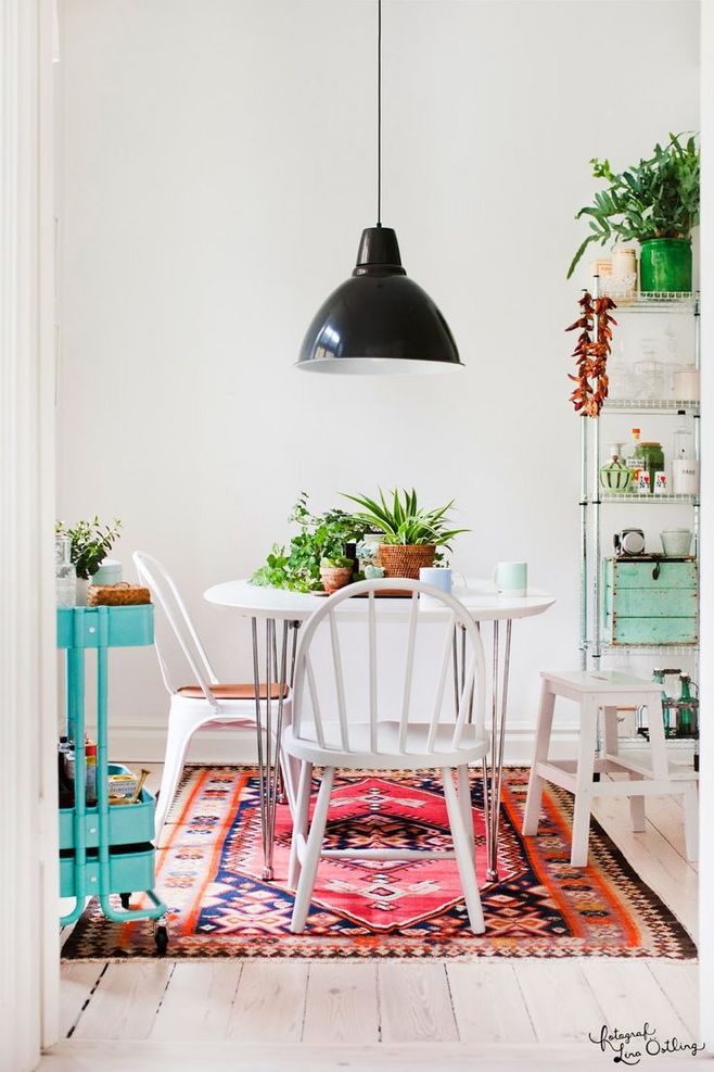 colorful kitchen