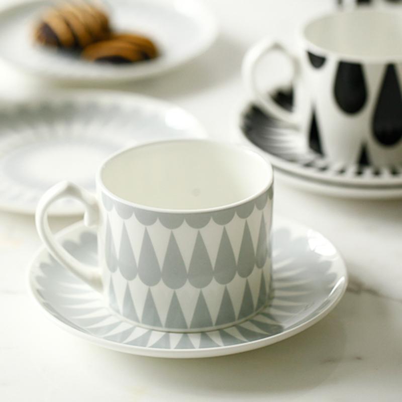 朵颐西式创意高档骨瓷咖啡杯 下午茶红茶杯碟套装