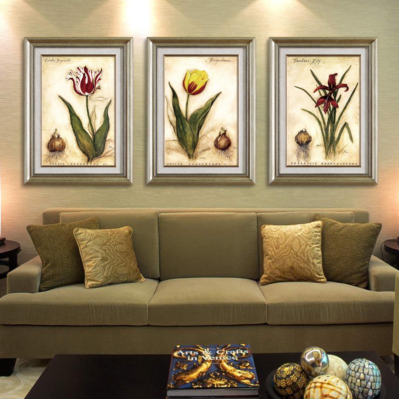 客厅装饰画现代简约有框画欧式油画卧室餐厅挂画沙发背景墙画B137