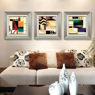 客厅装饰画现代简约有框画欧式油画卧室餐厅挂画沙发背景墙画B120