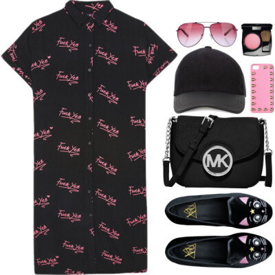 A fashion look from July 2015 featuring Lazy Oaf, loafer shoes and cross body. Browse and shop related looks.