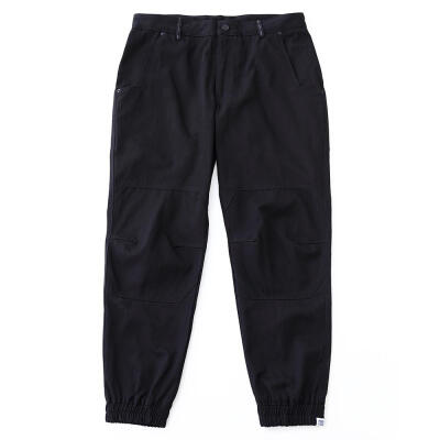 EXMA 2015SS Black Jogger Pants 工装束脚裤 潮男慢跑裤 休闲裤