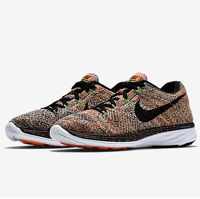 飞人Nike Flyknit Lunar 3彩虹飞线 698182800 698181801