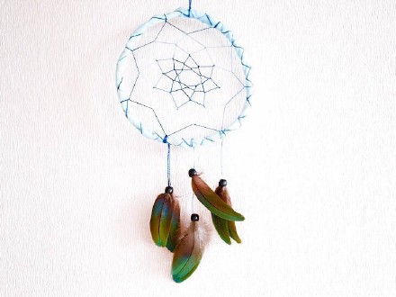 捕梦网（dreamcatcher）是北美奥吉布瓦人的文化中一种手工艺品，使用柳树来做框，中间编织著松散或紧密的网。奥吉布瓦人相信挂上捕梦网能够“捕捉”好梦，阻挡恶梦。捕梦网有祈求平安并带来好运之意义，并可驱除恶梦，让人美梦入睡。