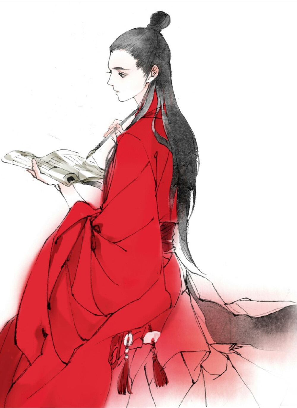 古风 中国风 手绘 美男 仕女