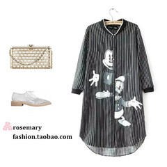 外贸尾单正品原单尾货剪标女装韩国小清新棒球服宽松衬衣衬衫女潮