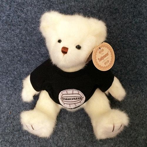 Bearington 贝瑞黑色T恤小熊毛绒玩具公仔泰迪熊玩偶生日礼物