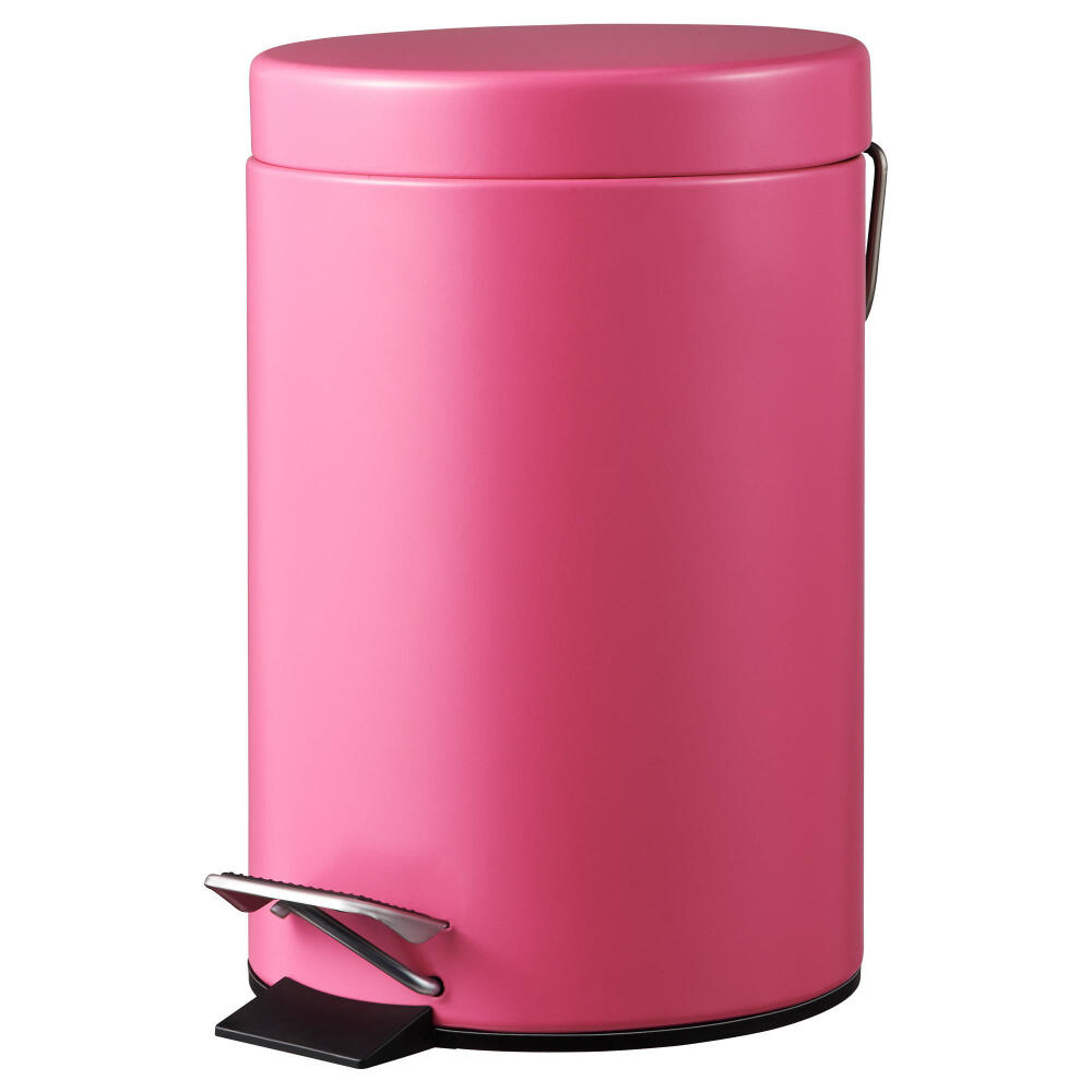 怡然宜家◆IKEA 玛莎 踏板式垃圾桶3公升 粉红天蓝◆专业