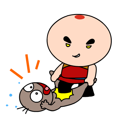 查看《功夫包子出气筒主题表情——翔通动漫原创》原图，原图尺寸：400x400