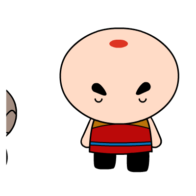 查看《功夫包子出气筒主题表情——翔通动漫原创》原图，原图尺寸：400x400