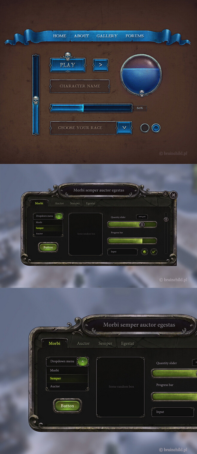 game UI，游戏界面 - 堆糖，美图壁纸兴趣社区