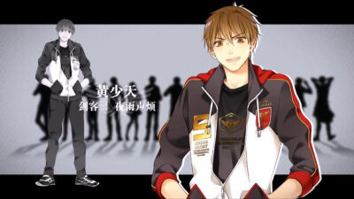 #全职高手##黄少天##极其著名的国家队系列#剑客X夜雨声烦 画师：炎铃 微博：http://weibo.com/nakoluy