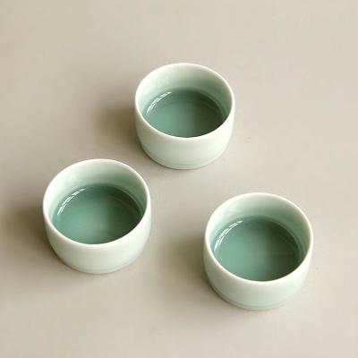 新中式 原创手工青瓷工夫茶杯 单杯 品茗杯 茶道茶具茶席-淘宝网