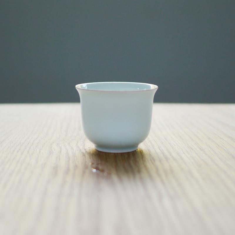 对白茶舍 隐青花神杯 口杯 茶杯