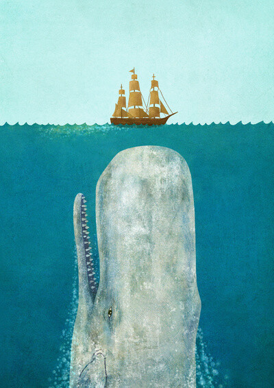 The Whale Art Print