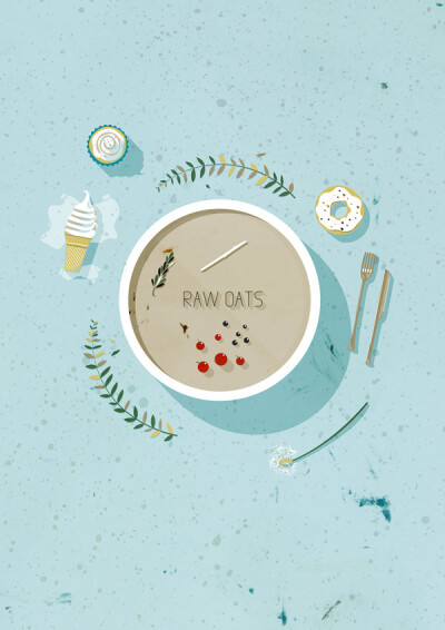 Raw Oats on Behance