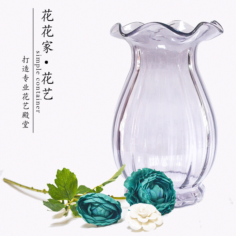 花花家仿真玫瑰花干花塑料花假仿真装饰花玫瑰花瓶花艺