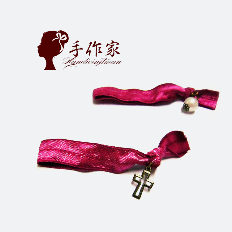 手作家原创手工发饰韩版森女日系原宿打结发绳皮筋扎头发发圈手绳 DIY手工 韩国发饰 韩国饰品 韩国头饰 发箍 发夹 边夹 发带 发圈 蝴蝶结发夹 头绳 流行饰品 流行发饰 编发 文艺