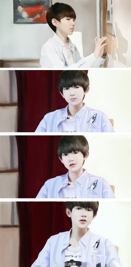 M-topaz-meow-根 #王源#//@王源微吧: #王源# #TFBOYS王源# #我是王源细节控#为精致的原创转发灵动而神采奕奕的王盐盐@TFBOYS-王源 @Roy白兔糖 涂一串王盐盐