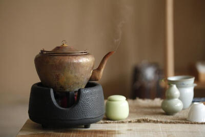 阳光房农庄071双线提手紫铜壶。烧水 煮茶 纯手工
