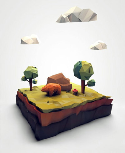 Low-Polygon-Artworks-Abduzeedo-Design-Inspiration